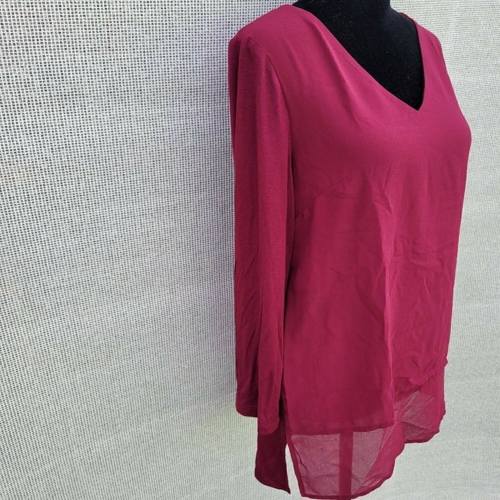 Michael Kors MK Long Sleeve Blouse. Size Small. New With Defect - Picture 5 of 14